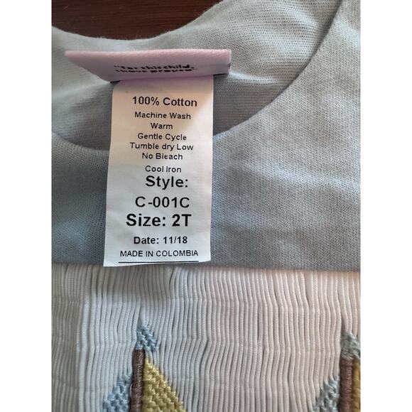 Lullaby Set Smocked Sailboat Toddler Boy Top Shirt 2T NWT - Picture 6 of 6